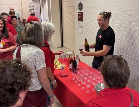 Sampling at the Wine Institute