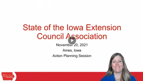 State of the Iowa Extension Council Association video thumbnail