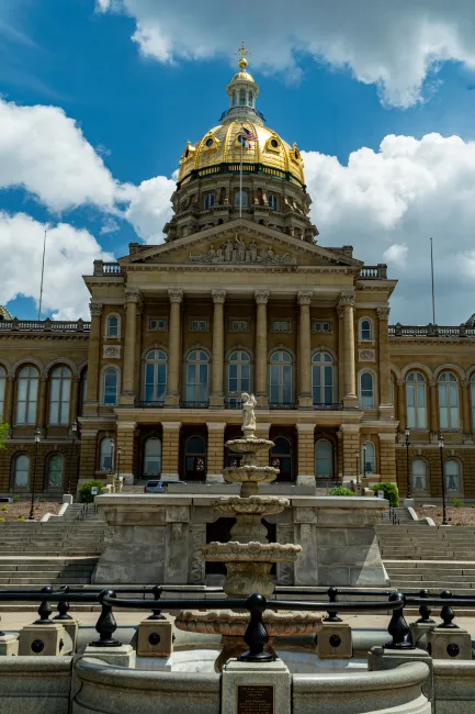 Iowa State Capitol Building - Des Moines, Iowa