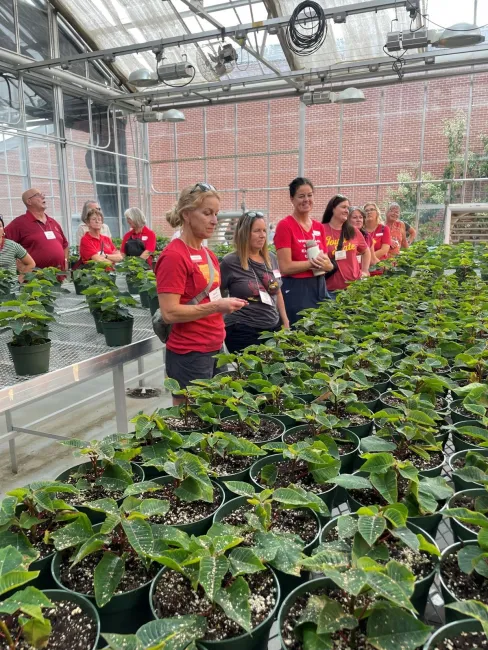 ISU greenhouse tour